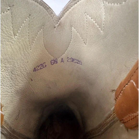 Dan Post Vintage Women's Cowboy Western Boots/Size 6.5 - Picture 15 of 16